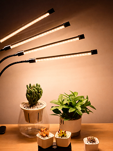 Фитолампа для растений с таймером на прищепке Огонек OG-LDP08W